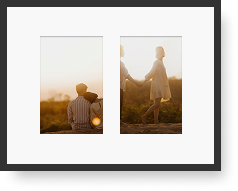 Landscape Collage Frame - 2 Photos
