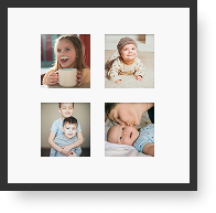 Square Collage Frame - 4 Photos
