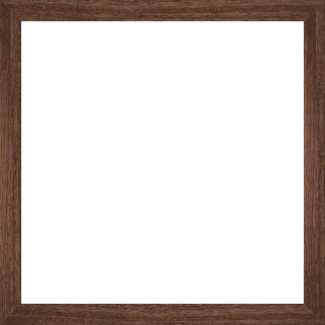 Square Walnut Frame Walnut Picture Frames | Premium Solid Wood by FrameForest
